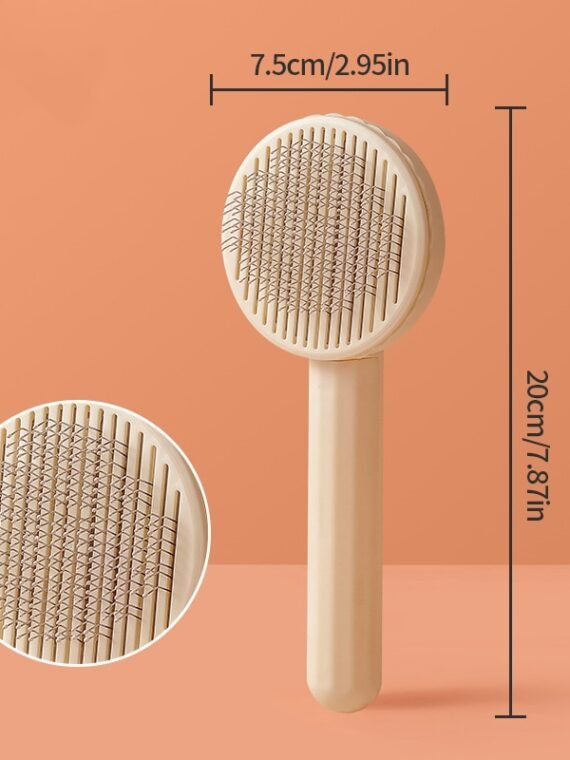 Cat Brush Pet Comb Self Cleaning Slicker Brush Remove Hair Grooming