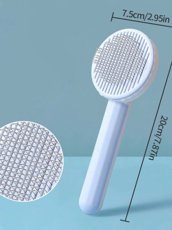 Cat Brush Pet Comb Self Cleaning Slicker Brush Remove Hair Grooming