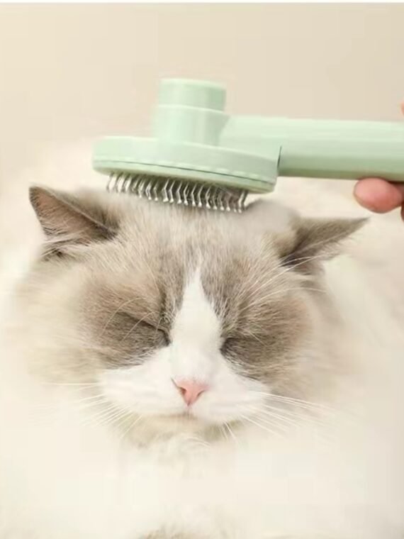 Cat Brush Pet Comb Self Cleaning Slicker Brush Remove Hair Grooming