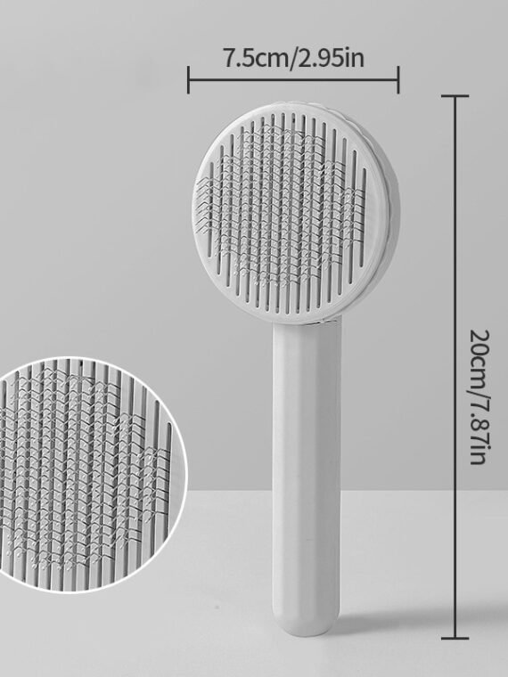 Cat Brush Pet Comb Self Cleaning Slicker Brush Remove Hair Grooming