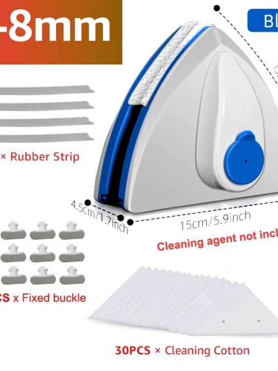 Magnetic Window Cleaner Brush Double-Side