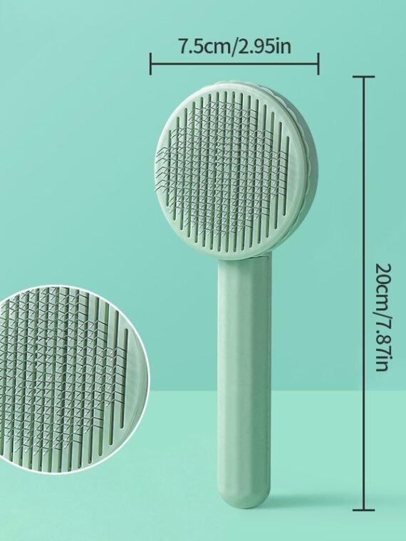 Cat Brush Pet Comb Self Cleaning Slicker Brush Remove Hair Grooming