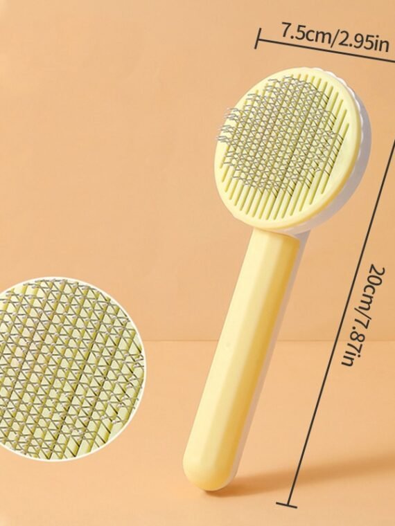 Cat Brush Pet Comb Self Cleaning Slicker Brush Remove Hair Grooming