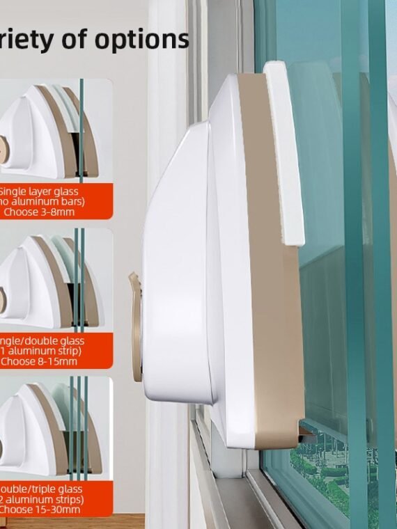 Magnetic Window Cleaner Brush Double-Side