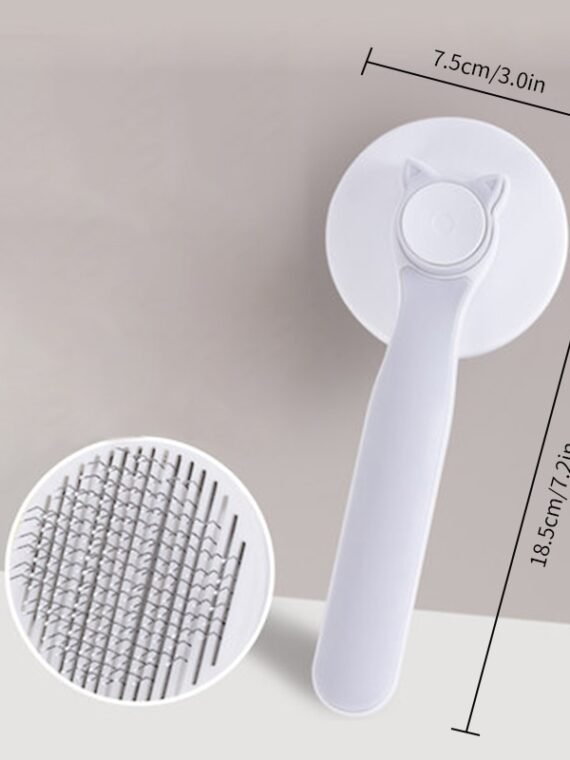 Cat Brush Pet Comb Self Cleaning Slicker Brush Remove Hair Grooming
