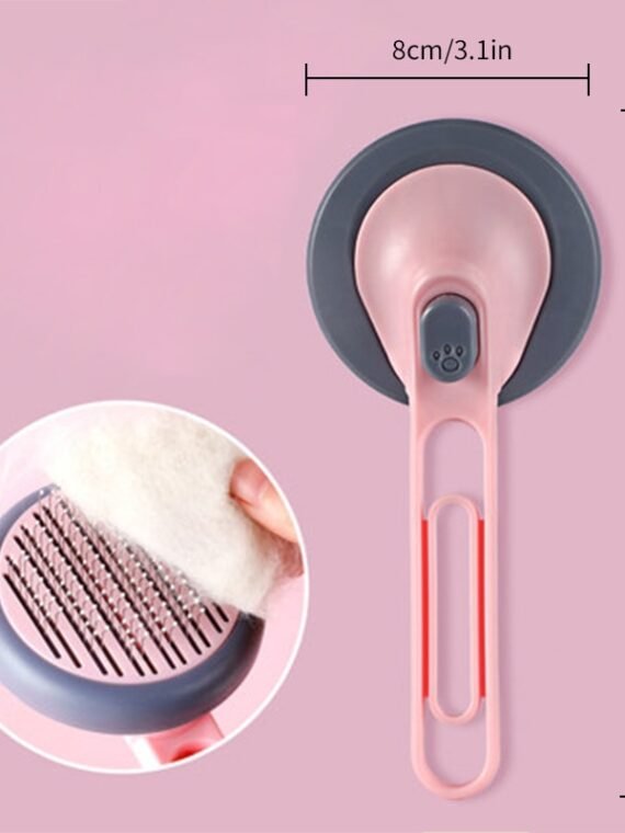 Cat Brush Pet Comb Self Cleaning Slicker Brush Remove Hair Grooming