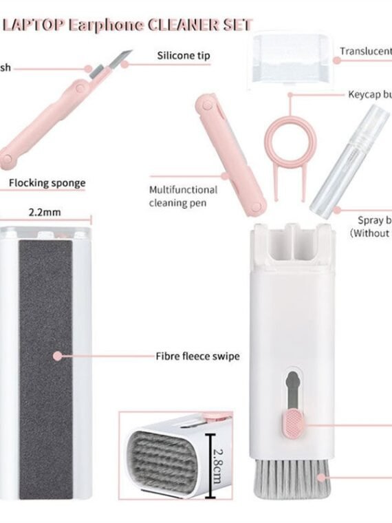 7-in-1 Clean Brush Computer Keyboard Brush Kit Earphone Cleaning